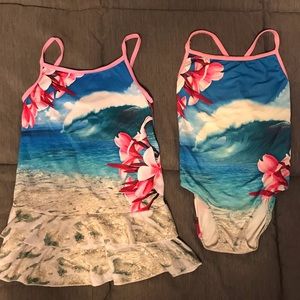 Size 5 Swimsuit and matching cover up